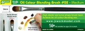 PPA6018 Oil Colour Blending Brush #02 - Medium