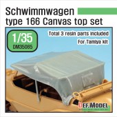 DM35065 Schwimmwagen Type 166 Canvas top (for Tamiya 1/35)
