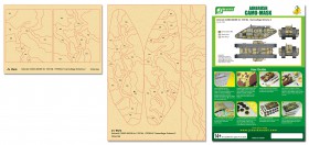 PPA5159 Airbrush CAMO-MASK for 1/35 Mk. I Camouflage Scheme 2