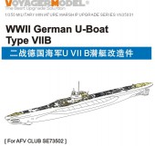 VN35001 1/350 WWII German U-Boat Type VII B (For AFV Club SE73502)