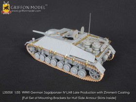 L35058 1/35 WWII German Jagdpanzer IV L/48 Late Production with Zimmerit Coating