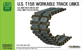 DEF-S35001 US T158 Workable Track (for 1/35 M1A1/A2,K1A1/A2,K2 kit)