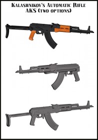 EMA-35014 Kalashnikov AKS (2 pieces)