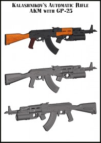 EMA-35019 Kalashnikov's Automatic Rifle AKM with GP-25