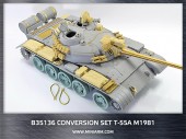 B35136 Конверсионный набор Т-55А м1981г., включает фототравления и точенный ствол