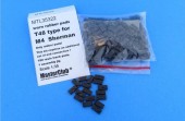 MTL-35322 Worn rubber pads T48 type for M4  Sherman