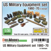 DM35091 US 60-70era US Military Equipment set (for 1/35 tank/ vehicles kit)
