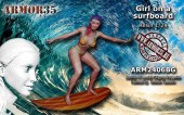 ARM2406BG Девушка на серфинге