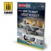 AMIG6509 How To Paint USAF Navy Grey Fighters Solution Book (Multilingual)