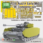 DE35021 PZ.IV Ausf.H Early/Mid PE complete set (for Academy, ETC 1/35) 