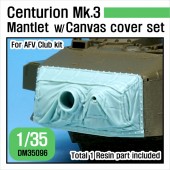 DM35096 Centurion Mk.3 Mantlet w/canvas cover set (for AFV Club 1/35)