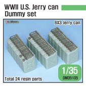 DM35105 WW2 US Jeery can Dummy set (for Jeep trailer kit 1/35