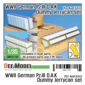DM35108 WW2 German Jerry can Dummy set (for loading panzer tank 1/35)