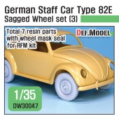 DW30047 German Staff Car Type 82E Wheel set 03 (for RFM 1/35)
