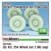 DW30049 German Sd.Kfz.254 Wheel set 02- No sag (for Hobbyboss 1/35)