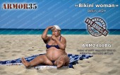 ARM2411BG Женщина на пляже