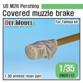 DM35112 US M26 Pershing Covered Muzzle brake (for Tamiya kit)