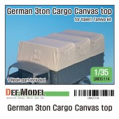 DM35114 German 3ton Cargo truck Canvas top (for Italeri, Tamiya 1/35)
