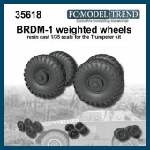FCM35618 BRDM-1 weighted wheels