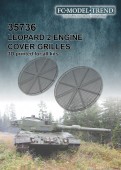 FCM35736 Leopard 2, engine cover meshes 