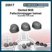 FCM35917 Fallschimjagger dented helmets