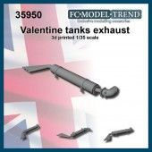 FCM35950 Valentine tanks exhaust