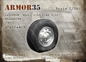 ARM35A403 УАЗ-3909 Сдутое колесо Кама219 
