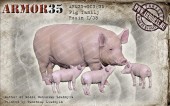 ARM35-013(3D) Свинья с поросятами