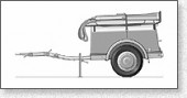 LW35218 CO2 Loschkarren German WWII Fire Fighting Trailer (Conventional Wheels)