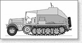 LW35223 Feuerleitpanzer fur V-2 Raketen Sd.Kfz.7/3