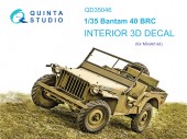 QD35046 3D Декаль интерьера кабины Bantam 40 BRC (Mini Art)