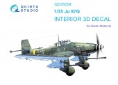 QD35054 3D Декаль интерьера кабины Ju 87G (Border Model)