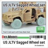 DW35153 US JLTV Sagged wheel set (for ILK 1/35)