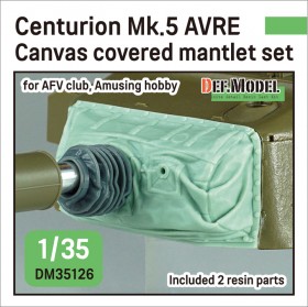 DM35126 Centurion Mk.5 AVRE Mantlet w/canvas cover set (for AFV club, Amusing hobby 1/35)
