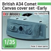 DM35131 WWII British A34 Comet Canvas cover set- Early (for 1/35 Tamiya kit) 