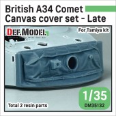 DM35132 WWII British A34 Comet Canvas cover set- Late (for 1/35 Tamiya kit) 