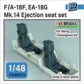 DS48023 F/A-18F/G Super Hornet Mk.14 Ejection seat / twin - (for Meng/Hasegawa etc.1/48)