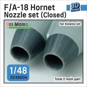 DZ48004 F/A-18A Hornet Nozzle set - Closed (for Kinetic 1/48)