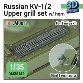 DM35142 WWII Russian KV-1/2 upper grill set (for Tamiya new kit 1/35) 