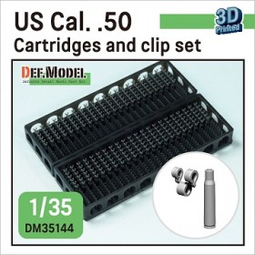 DM35144 US Cal. .50 Cartridges and clip set - over 250 pc each - 3D printed