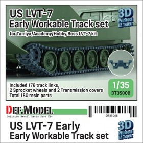 DT35008 US LVT-7 Early Workable Track set (for 1/35 LVT-7 Tamiya/Academy HB kit) 