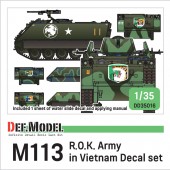 DD35016 ROK M113 in Vietnam Brave tiger Decal set (1/35 M113)