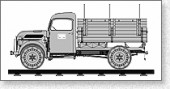 LW 35028 Steyr 2000A Cargo Truck (RAILROAD Version)