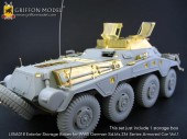 L35A018 1/35 Exterior Storage Boxes for WW II German Sd.Kfz.234 Series Armored Car Vol.1