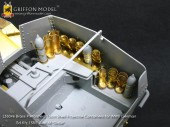 L35A046 1/35 Brass Preformed 15cm Shell Projectile Containers for WW II German Sd.Kfz.138/1 Ausf.M “Grille”