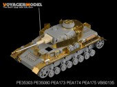PE35303 1/35 WWII German Panzer.IV Ausf.D mit 75mm Kw.K.40 L/43 basic (For DRAGON 6330)