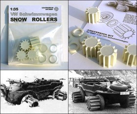LW35201 SNOW ROLLERS for VW Schwimmwagen